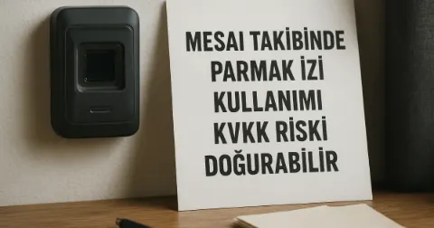 Mesai Takibinde Parmak İzi Kullanımı KVKK Riski Doğurabilir